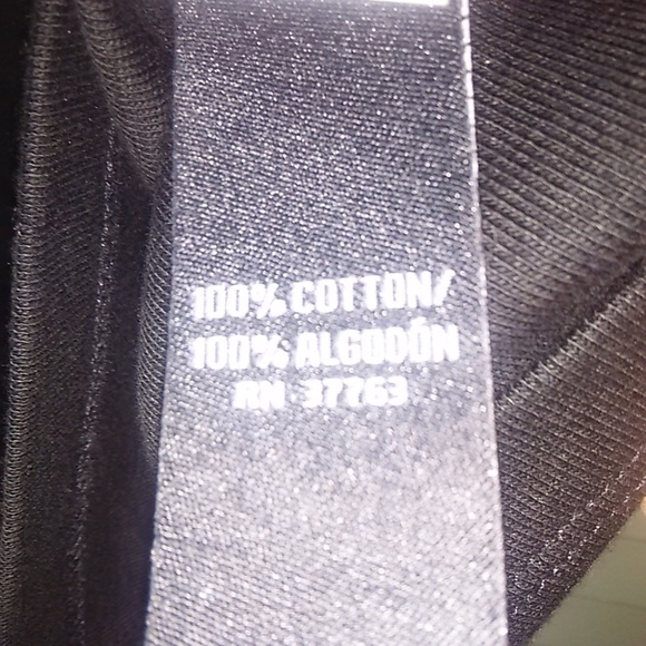 Rafaella black button down bead trim top sz Lg - Picture 5 of 6